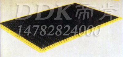 黑色帶黃邊色定制帝肯(DDK)_8800_9979（工業廠房腳墊材料）